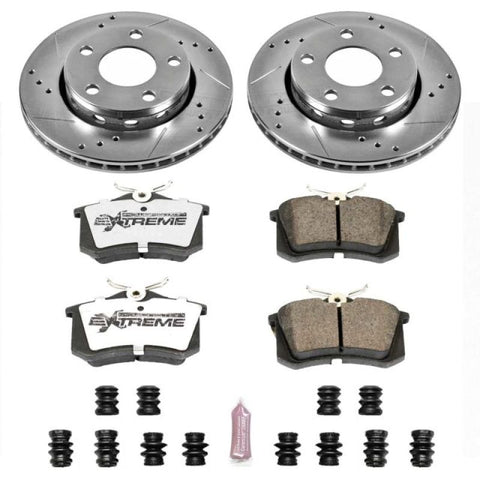 Power Stop 00-02 Audi S4 Rear Z26 Street Warrior Brake Kit - K894-26