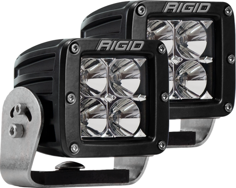 Rigid Industries Dually HD Black- Flood - Set of 2 - 222113