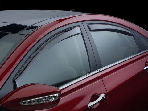 WeatherTech 14+ Mazda Mazda6 Front and Rear Side Window Deflectors - Dark Smoke - 82738