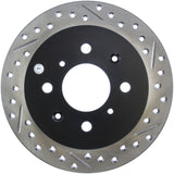 StopTech 90-96 Acura Integra / 97-01 Integra (Exc. Type R) Slotted & Drilled Left Rear Rotor - 127.40017L