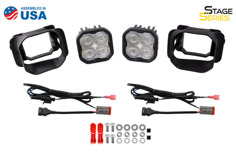 Diode Dynamics SS3 Sport Type F2 Kit ABL - Yellow SAE Fog - DD7013