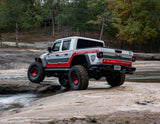 Bushwacker18-22 Jeep Wrangler JL 2/4 Door Front Flat Style Flares 2pc - Black - 10101-07