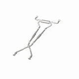 MagnaFlow 14 Infiniti Q50 V6 3.7L Cat-Back Polished Stainless Tips Dual Split Rear Exit Exhaust - 15310
