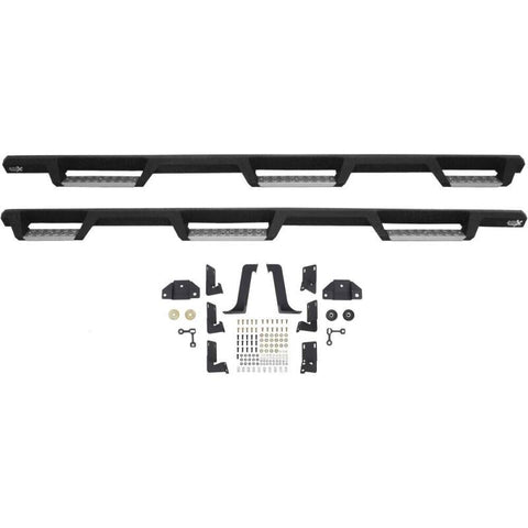 Westin/HDX 99-16 Ford F-250/350 Crew Cab (6.75ft Bed) Stainless Drop Nerf Step Bars - Textured Black - 56-5340152