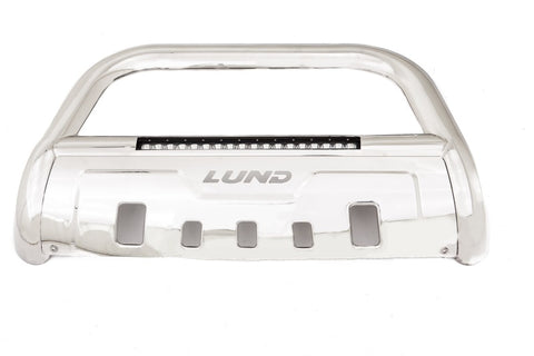 Lund 19-22 Chevrolet Silverado 1500 (Excl. 2019 LD)  Bull Bar w/Led Light Bar - Polished - 47021216