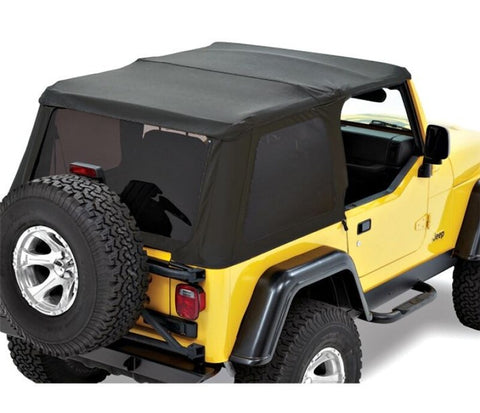 Bestop 97-06 Jeep Wrangler TJ Exc. Unlimited Trektop (Premium Black Twill) - 56920-17