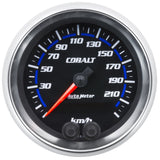 Autometer Cobalt Gauge Speedometer 3 3/8in 225Km/H GSP Cobalt - 6280-M