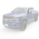 EGR 15+ Ford F150 Super Cab In-Channel Window Visors - Set of 4 - Matte (573475) - 573475