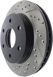 StopTech 99-06 GMC Sierra (2dr) Front Right Slotted & Drilled Rotor - 127.66040R