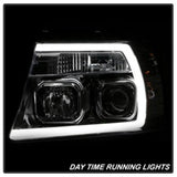 Spyder 04-08 Ford F-150 Light Bar Projector Headlights - Chrome (PRO-YD-FF15004V2-LB-C) - 5084637
