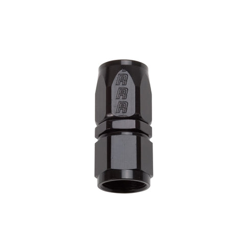 Russell Performance -4 AN Black Straight Full Flow Hose End - 610015