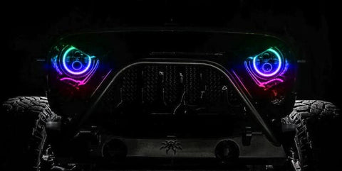 Oracle Jeep Wrangler JL/Gladiator JT 7in. High Powered LED Headlights (Pair) - Dynamic - 5769J-332