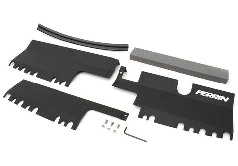 PERRIN 15-21 Subaru WRX/STI Radiator Shroud (With/Without OEM Intake Scoop) - Black - PSP-ENG-512BK