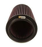 K&N Filter Universal Rubber Filter 4 inch Flange 5 3/8 inch Base 4 3/8 inch Top 7 inch Height - RU-2590