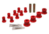 Energy Suspension Rear Spring And Shackle Bushing - Red - 5.2105R
