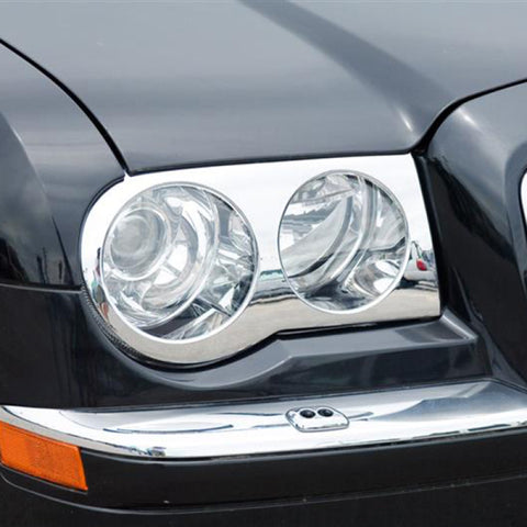 Putco 08-10 Toyota Land Cruiser Head Lamp Overlays & Rings - 403503
