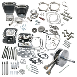 S&S Cycle 07-17 BT 124in Hot Set Up Kit - Wrinkle Black - 900-0568