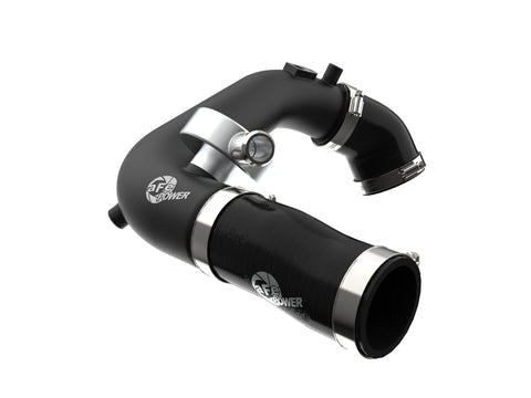 aFe BladeRunner 2 1/2in Intercooler Hot Side Charge Pipe 18-21 Jeep Wrangler JL L4-2.0L (t) - Black - 46-20468-B