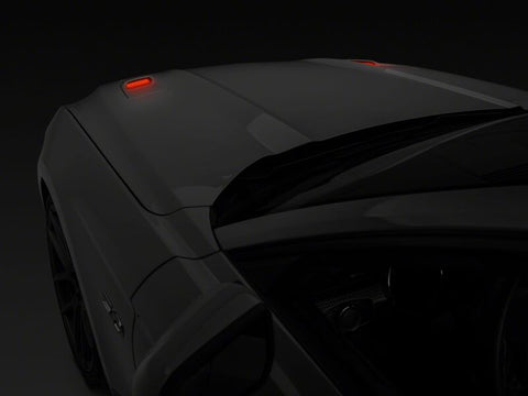 Raxiom 15-17 Ford Mustang GT Axial Series Hood Mount LED Turn Signal Kit- Red - 390344