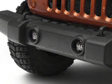 Raxiom 07-23 Jeep Wrangler JK & JL Axial Series Tri-Bar LED Fog Lights- Amber - J130810