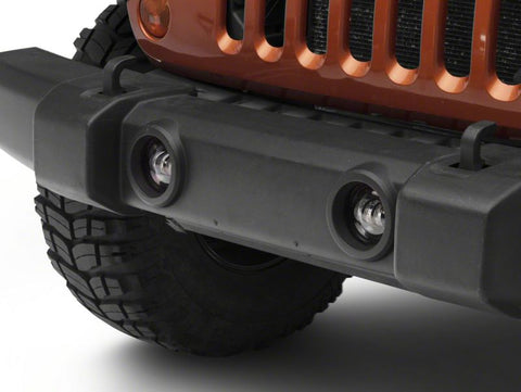 Raxiom 07-23 Jeep Wrangler JK & JL Axial Series Tri-Bar LED Fog Lights- Amber - J130810