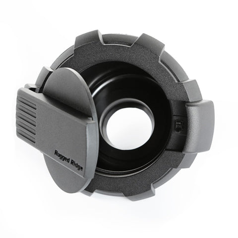 Rugged Ridge Elite Fuel Door Non-Lock Black 07-18 Jeep Wrangler JK - 11425.12