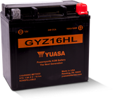 Yuasa GYZ16HL High Performance Maintenance Free AGM 12-Volt Battery - YUAM716GHL