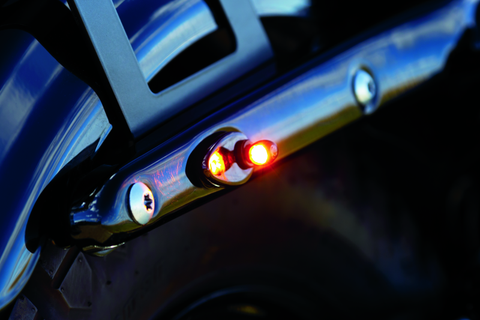 Kuryakyn Fender Strut Cover Plates Gloss Black - 2578