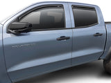 AVS 2023 Chevrolet Colorado Ventvisor Low Profile Deflectors 4pc - Smoke - 194218