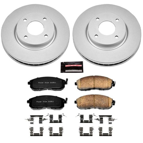 Power Stop 09-14 Nissan Cube Front Z17 Evolution Geomet Coated Brake Kit - CRK5817