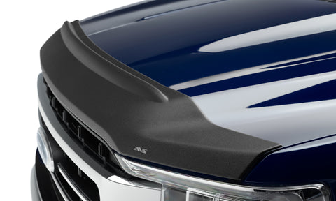 AVS 2021 Ford F-150 (Excl. Tremor/Raptor) Aeroskin II Textured Low Profile Hood Shield - Black - 436196