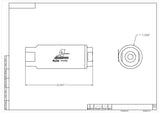 Aeromotive SS Series In-Line Fuel Filter - 3/8in NPT - 40 Micron Fabric Element - 12303