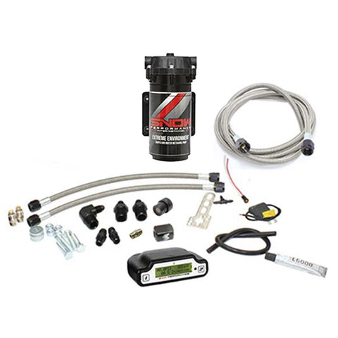 Snow Performance Stg 3 Boost Cooler DI 2D MAP Prog. Water Injection Kit (SS Brded Line/4AN) w/o Tank - SNO-320-BRD-T