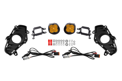 Diode Dynamics 22-25 Toyota RAV4 SS3 Fog Light Kit - Yellow Max - DD8832