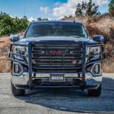 Westin 19-21 GMC Sierra 1500 HDX Grille Guard - Black - 57-3965