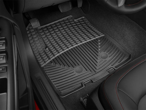 WeatherTech 2015+ Chevrolet Colorado Front Rubber Mats - Black - W348