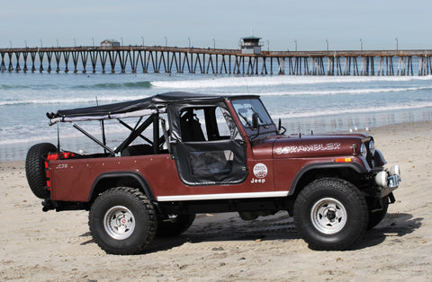 Bestop Jeep 48-53 Cj3A / M38 Tigertop (Black Crush) - 51403-01