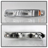 xTune Chevy Silverado 99-02 / Chevy Suburban/Tahoe 00-06 Amber Bumper Lights Euro CBL-JH-CS99-AM-E - 5064295