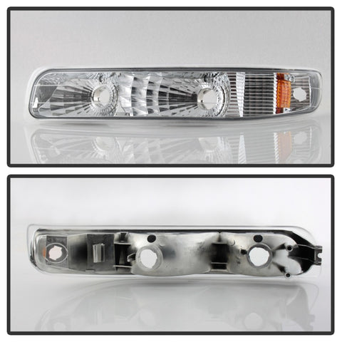 xTune Chevy Silverado 99-02 / Chevy Suburban/Tahoe 00-06 Amber Bumper Lights Euro CBL-JH-CS99-AM-E - 5064295