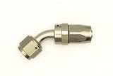 DeatschWerks 8AN Female Swivel 45-Degree Hose End CPE - 6-02-0806