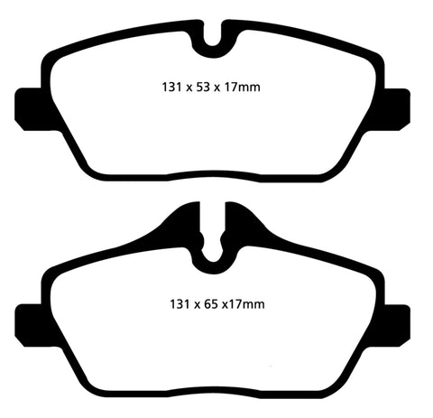 EBC 14+ Mini Hardtop 1.5 Turbo Cooper Redstuff Front Brake Pads - DP32056C