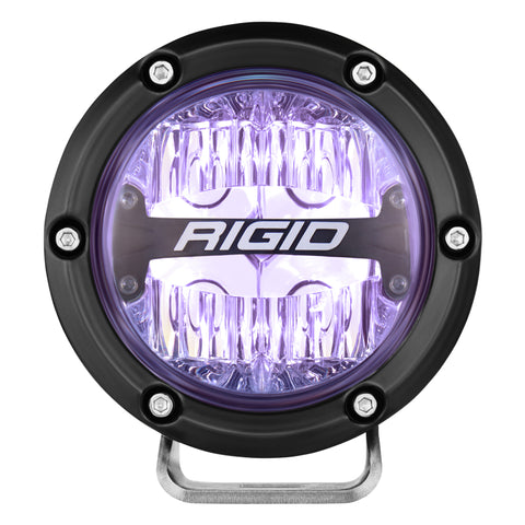 Rigid Industries 360-Series 4in LED Off-Road Drive Beam - RGBW (Pair) - 36401