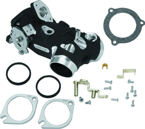 S&S Cycle 2006+ BT Size Code 417 Throttle Body Kit - Wrinkle Black - 170-0348