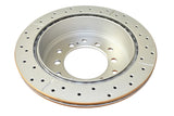 DBA 10-23 Lexus GX460 Rear Street Series Drilled & Slotted Rotor w/Gold Hat - DBA2737X