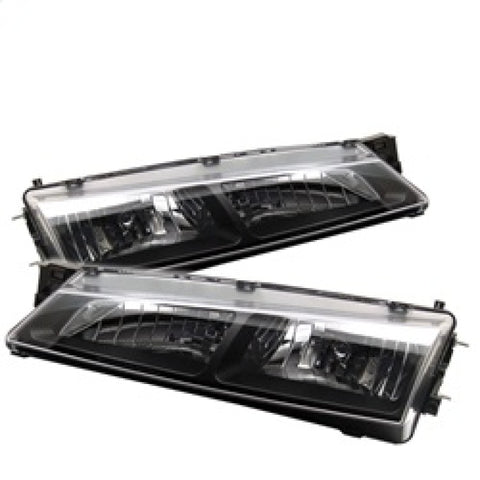 Spyder Nissan 240SX 97-98 Crystal Headlights Black HD-YD-N294-BK - 5012616