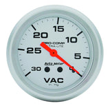 AutoMeter Gauge Vacuum 2-5/8in. 30Inhg Mechanical Ultra-Lite - 4484