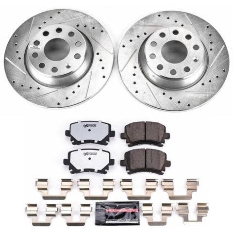 Power Stop 06-09 Audi A3 Rear Z26 Street Warrior Brake Kit - K2261-26