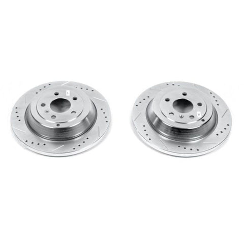 Power Stop 07-09 Mercedes-Benz ML320 Rear Evolution Drilled & Slotted Rotors - Pair - EBR677XPR