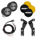 Rigid Industries 16-20 Toyota Tacoma A-Pillar Light Kit (Incl. 4In 360-Series Drive) - 46708
