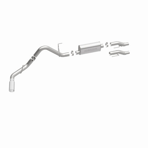 MagnaFlow 11 Ford F-150 3.7L/5.0L/6.2L SS Catback Exhaust Single Rear Side Exit w/ 4in SS Tips - 15000